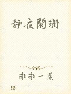 静夜阑珊