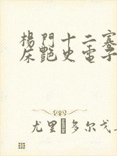 杨门十二寡妇肉床艳史电子书