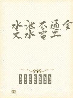 水泄不通金银原文水电工