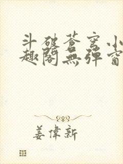 斗破苍穹小说笔趣阁无弹窗