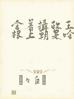 含着摄政王的紫根上朝是啥小说