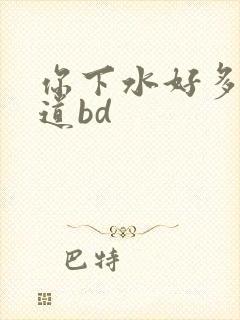 你下水好多下水道bd