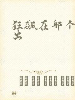 狂飙在哪个台播出