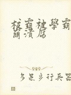 校霸被学霸玩到崩溃腐