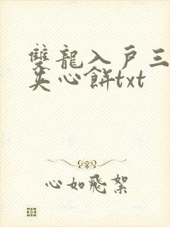 双龙入户三人行夹心饼txt