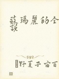 苏玛丽的全部小说