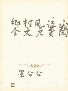 乡村风流小傻子全文免费阅读