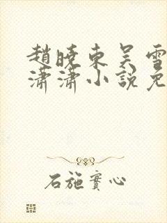 赵晓东吴雪晴王潇潇小说免费阅读