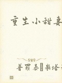 重生小甜妻