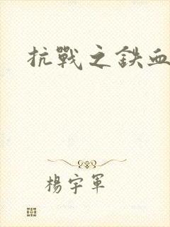 抗战之铁血佣兵
