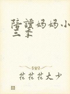 陪读妈妈小说第三季