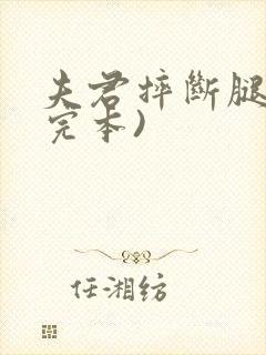 夫君摔断腿后(完本)