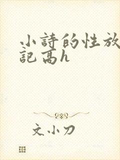 小诗的性放荡日记高h