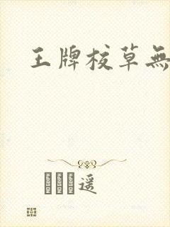 王牌校草无限爱