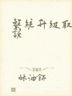 系统升级取液小说