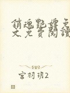 销魂艳婢免费全文免费阅读