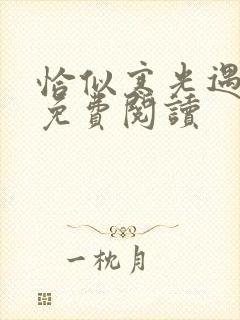 恰似寒光遇骄阳免费阅读