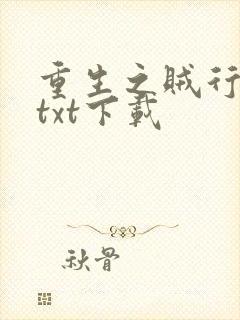 重生之贼行天下txt下载