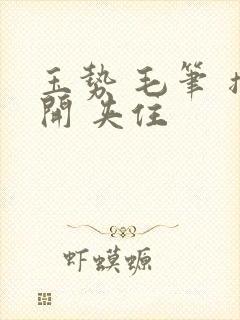 玉势 毛笔 撑开 夹住