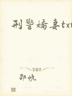 刑警娇妻txt