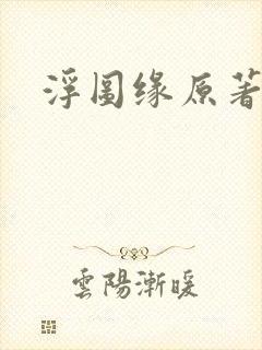 浮图缘原著小说