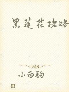 黑莲花攻略手册