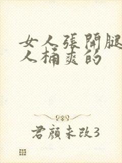 女人张开腿让男人桶爽的