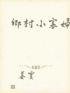 乡村小寡妇