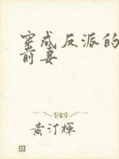 穿成反派的炮灰前妻