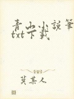 青山小说笔趣阁txt下载