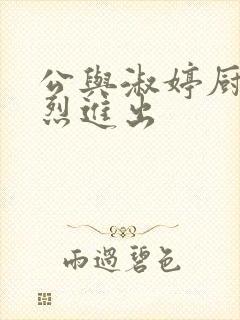 公与淑婷厨房猛烈进出