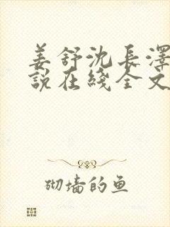 姜舒沈长泽的小说在线全文免费阅读笔趣阁