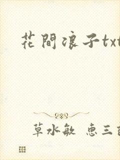 花间浪子txt