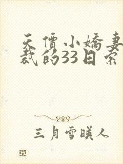 天价小娇妻,总裁的33日索情全文免费