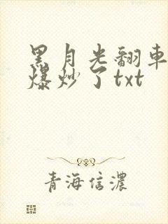 黑月光翻车后被爆炒了txt