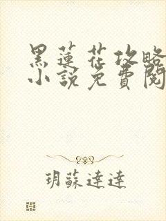 黑莲花攻略手册小说免费阅读