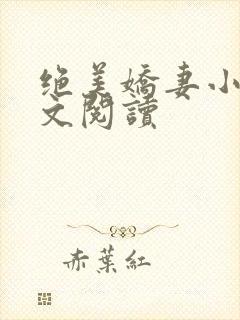 绝美娇妻小说全文阅读