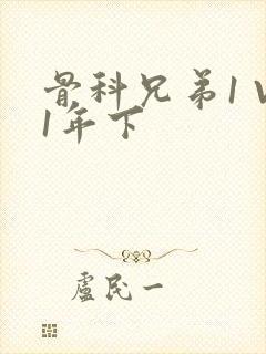 骨科兄弟1 V1年下