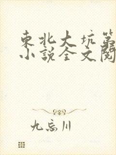 东北大坑第二部小说全文阅读