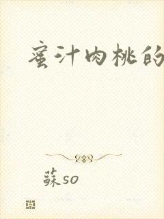 蜜汁肉桃的简介