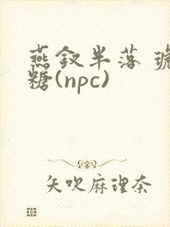 燕钗半落 琥珀糖(npc)