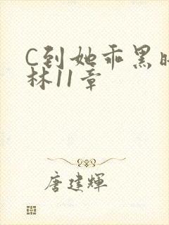 C到她乖黑暗森林11章