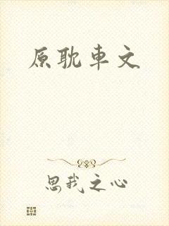 原耽车文