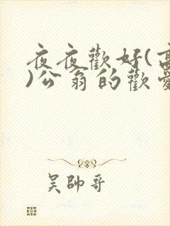 夜夜欢好(高h)公翁的欢爱