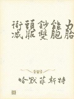 街头钞能力无删减版双胞胎