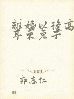 离婚以后高干 耳东兔子