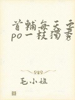 首辅每天要不够po一枝独秀全文