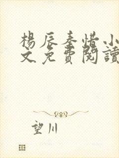 杨辰秦惜小说全文免费阅读完整版