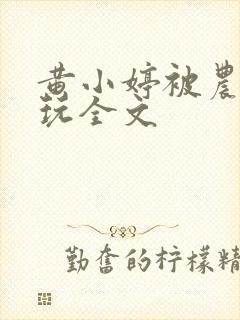 黄小婷被农民工玩全文