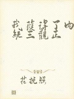 我获得了肉禽系统三观正